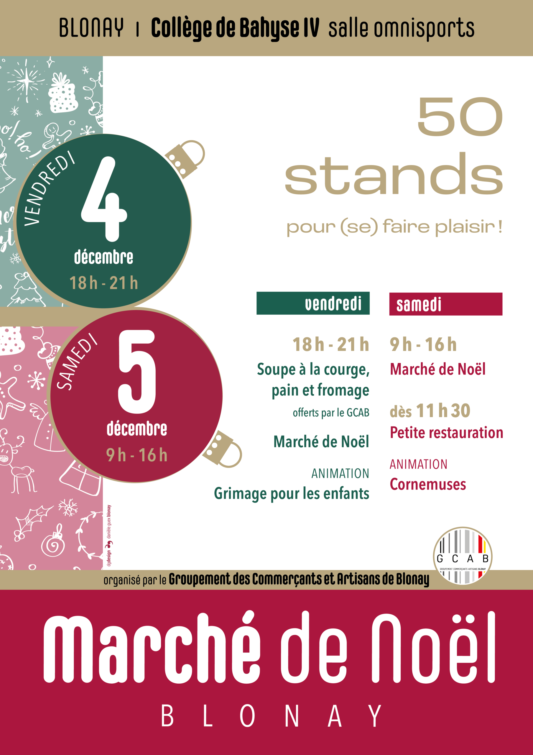 Affiche du Marché de Noël